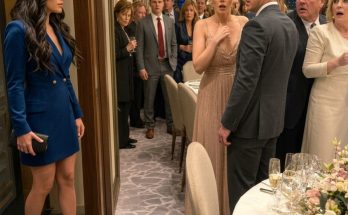 My family spent years telling everyone I had failed, then invited me to my brother’s engagement dinner like I was supposed to sit there and represent disappointment. But the moment his fiancée finally looked at me, all the color vanished from her face……… The dinner took place at Laurel House, an exclusive restaurant in downtown Nashville filled with velvet seating, golden lighting, and waiters who refilled your water glass before you even noticed it was low. My brother, Colin Merritt, was celebrating his engagement to Amelia Voss, daughter of a famous hospital executive. For weeks, my parents had bragged nonstop about her family, her education, her elegance, and the “higher circle” Colin was marrying into. Then they invited me. Not because they wanted me there. Because they wanted a comparison. My name was Sophie Merritt. I was thirty-one years old, and according to my parents, I had destroyed my own future. Three years earlier, I left my corporate consulting position after exposing internal fraud. The company collapsed soon afterward, my name became tangled in the investigation, and for months people treated me like the scandal instead of the person who uncovered it. My parents never once asked what truly happened. They simply accepted whichever version embarrassed them the least. “Sophie quit a perfect career and unraveled,” my mother, Marilyn, told relatives. My father, Graham, preferred saying, “She never had Colin’s discipline.” So when I entered the private dining room wearing a simple black dress, the whispers started instantly. “There she is.” “She actually looks better than I expected.” “Poor girl.” Colin stood beside the wine display looking handsome and smug in the way only favored sons manage to be. He hugged me with one arm. “Glad you made it,” he said. “Try not to make tonight uncomfortable.” I looked directly at him. “Nice seeing you too.” My mother appeared behind him, pearls shining against her throat. “Sophie, sweetheart, we seated you at the end. You’ll probably feel more comfortable there.” The end of the table sat beside the service entrance. Naturally. Then Amelia arrived. She wore an ivory silk dress and carried herself with the polished control of someone trained never to reveal emotion publicly. The entire room turned toward her. Colin kissed her cheek. My mother practically glowed like she had personally purchased royalty. Amelia smiled politely around the room. Then her eyes landed on me. The color drained instantly from her face. Her champagne flute slipped slightly in her hand. I recognized that expression immediately. Recognition mixed with fear. Colin noticed too. “Amelia? Are you alright?” She didn’t answer. She stared at me like I was a sealed envelope she prayed would never be opened. Because Amelia Voss knew exactly who I was. And she knew exactly what I knew about her father……. Part 2: The room continued moving for several seconds, unaware that something had shifted. Servers placed salads down. My aunt laughed too loudly at something unfunny. My father lifted his wineglass and started praising Colin’s “excellent judgment.” But Amelia kept staring at me, pale beneath the restaurant lights. I gave her a small nod. Not warm. Not hostile. Just enough to confirm she wasn’t imagining things. Colin leaned closer to her. “Do you know Sophie?” Amelia swallowed hard. “I… I’ve seen her before.” My mother’s smile sharpened immediately. “Oh, I doubt that. Sophie hasn’t exactly been moving through professional circles lately.” A few people laughed softly. I lifted my water glass and stayed silent. Amelia visibly flinched. That was when I realized she knew far more than I originally thought. Not just my name. Not just the old headlines. She knew the truth behind them. Three years earlier, the fraud I exposed hadn’t stopped at my consulting firm. The investigation touched several hospital contracts, including vendor networks tied to Dr. Warren Voss, Amelia’s father. None of it had become public yet. But after leaving consulting, I accepted a position with a federal healthcare compliance team. Quiet work. Serious work. The kind of work my family dismissed as “some paperwork job.” That “paperwork job” was currently reviewing contracts signed by Dr. Voss. Colin stood and tapped his glass. “I want to thank everyone for coming tonight,” he announced. “This evening is about family, success, and knowing how to build a life the right way.” His eyes flicked toward me. My mother smiled proudly. My father nodded in approval. Colin continued, “Some people drift through life. Some people make excuses. But Amelia and I believe in responsibility.” The insult was disguised as a toast, but everyone at the table knew exactly who it targeted. Heat crawled slowly up my neck. Then Amelia suddenly stood. “Colin,” she whispered sharply. “Stop.” He blinked in confusion. “What?” “Please stop talking.” The room fell completely silent. My mother looked horrified. “Amelia?” Amelia turned toward me, her voice shaking. “Sophie Merritt?” I placed my glass down carefully. “Yes.” Her eyes filled immediately. “You’re the compliance officer from the Meridian file.” My father frowned. “What file?” Colin’s expression tightened. “Amelia, what are you talking about?” She looked from him to me, and for the first time, her polished mask cracked apart. “My father said if this woman ever appeared near our family, we were supposed to leave immediately.” Nobody moved. And for the first time all night, I was no longer the shame sitting in the room……. Part 3: Colin laughed once, but it sounded strained and wrong. “That’s absurd,” he said. “Amelia, sit down.” She remained standing. My mother’s eyes darted between us desperately searching for some version of events that allowed her to keep smiling. My father leaned forward, voice low and tense. “Sophie, what exactly have you dragged into your brother’s engagement dinner?” I almost answered the way I always used to — apology first, explanation second, guilt covering everything. But I was exhausted. So I looked directly at him and said, “The truth.” Amelia gripped the back of her chair tightly. “Sophie worked on the team investigating Meridian Health Partners. My father’s hospital network used them for equipment contracts.” Colin’s jaw hardened. “That proves nothing.” “It proves enough,” I said quietly. “Meridian overbilled hospitals, falsified supply records, and funneled money through shell consulting agreements. Some of those agreements trace back to executives approving the contracts.” My mother’s face went pale. “Are you accusing Amelia’s father during her engagement dinner?” “No,” I replied calmly. “The documents are.” Amelia closed her eyes briefly. That told me she already knew. Maybe not every detail. But enough to be afraid. Colin turned toward her sharply. “You told me your father’s company was clean.” “I told you what he told me,” she whispered. “And you believed him?” Her face crumpled. “I wanted to.” The room became painfully still. The same relatives whispering earlier about my failure now stared silently at their plates like answers might be hidden beneath the silverware. My father pointed toward me. “You should have warned us privately.” I held his gaze for a long moment. “You spent three years calling me a failure because I warned people privately and they buried it.” He had no response. Then Amelia spoke again. “My father asked me not to marry Colin until he knew Sophie had no influence over the investigation.” Colin stepped backward like she had physically hit him. “What?” Tears spilled down Amelia’s face. “He wanted a connection to Sophie’s family. He thought if things became worse, maybe your parents could pressure her. Maybe Colin could. He said families always know how to silence their own.” The sentence hit the table like shattered glass. My mother slowly sat down. For once, she didn’t look angry. She looked frightened. I pushed my chair back and stood. “I came tonight because despite everything, Colin is still my brother. I thought maybe one day he’d ask why I really left that company. He never did. None of you ever did.” Colin’s face had gone completely pale. “Sophie,” he said softly now. “No,” I replied. “You don’t get to use my name as a joke for years and then suddenly reach for me once the joke becomes evidence.” Amelia wiped her face carefully. “I’m sorry.” Strangely, I believed her. Not because she was innocent, but because fear had finally stopped outweighing shame. Within a week, Amelia postponed the wedding. Within a month, Dr. Voss resigned from the hospital board after the investigation became public. Meridian Health Partners faced fraud charges, and several executives agreed to cooperate with investigators. Amelia testified about conversations she overheard at home. It cost her friends, status, and the carefully constructed life her father built around her. Colin called me eleven days after the dinner. “I didn’t know,” he said quietly. “You didn’t ask.” Silence stretched between us for a long time. Finally he whispered, “I’m sorry.” It wasn’t enough to erase years. But it was the first honest brick. My parents took longer. My mother eventually sent a message saying she had been “misled by appearances.” I never replied. My father never directly apologized, but he stopped calling me a failure. Sometimes silence is not growth. Sometimes silence is simply defeat. A year later, I received a letter from Amelia. She and Colin never married. She had moved to Chicago and started working with a nonprofit supporting healthcare whistleblowers. At the bottom she wrote: You looked so calm that night. I think it saved me. I folded the letter and placed it inside my desk drawer. I had not been calm. I had simply been practiced. There’s a difference. But maybe survival is learning how to stand steady long enough for the truth to finally arrive. My family invited me to that engagement dinner to prove I was the shame sitting in the room. Instead, the room learned something else entirely. Shame does not belong to the person exposing the lie. It belongs to the people who depended on the lie to feel safe.